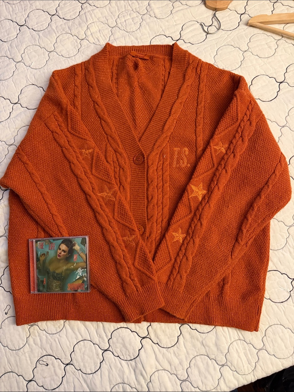 Taylor Swift “The Life of a Showgirl” Cardigan Sweater + FREE CD